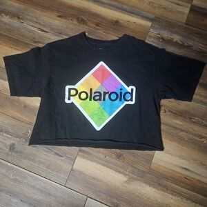 Polaroid Kids Tee with Rainbow Logo